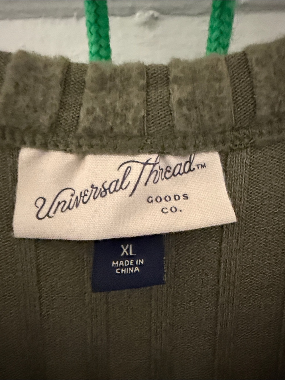 Universal Thread Olive Ribbed Sleeveless Maxi Dress - Picture 3 of 3